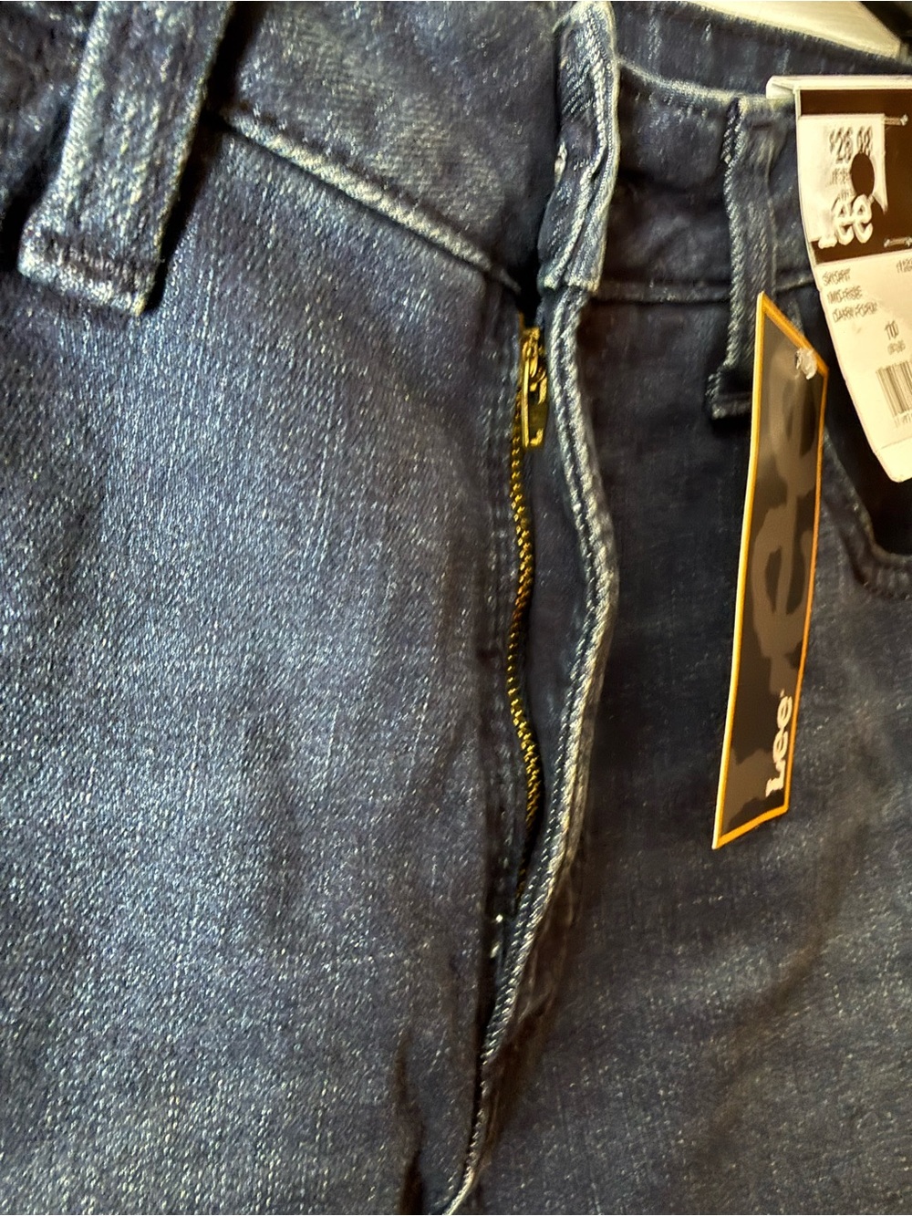 Lee Navy Denim Skort with Front Pockets - Picture 6 of 13